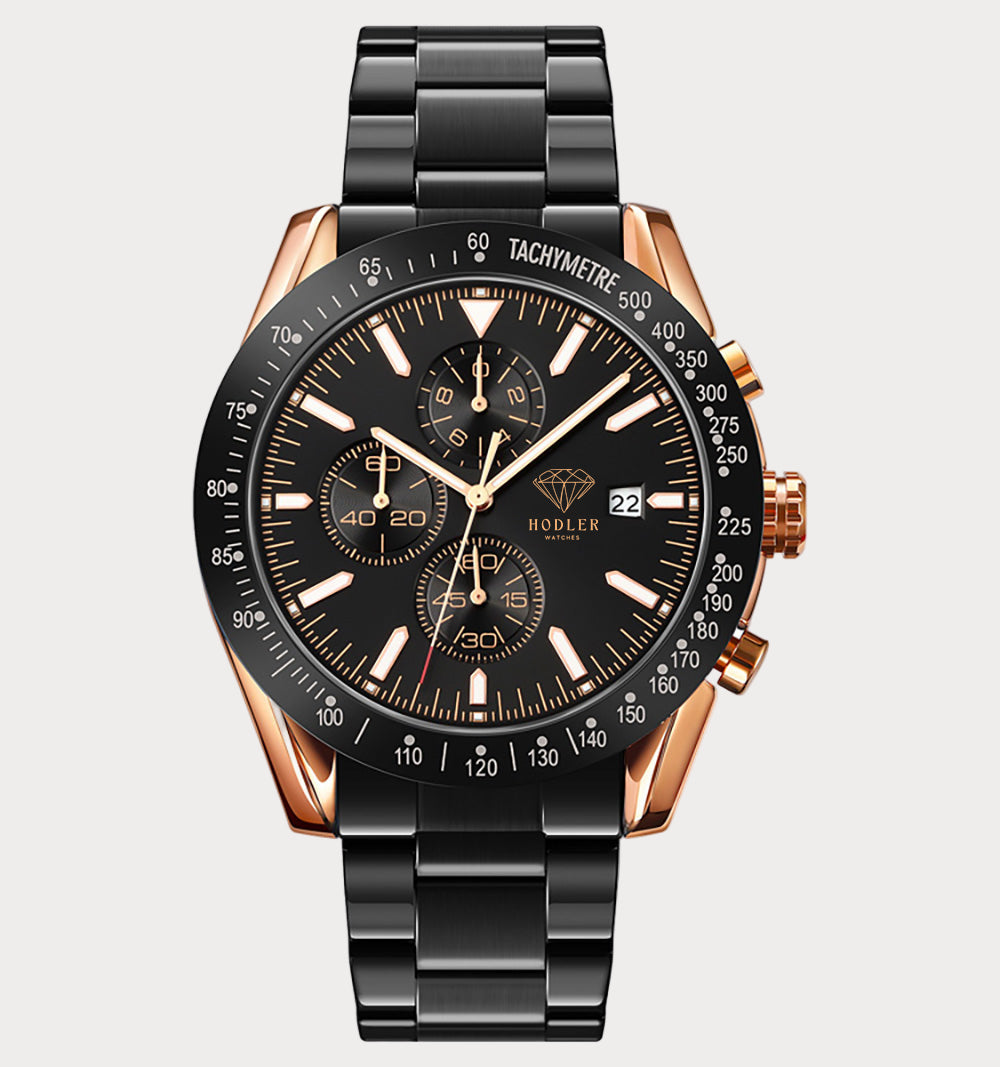 Hodler Morges - Black & Rosegold