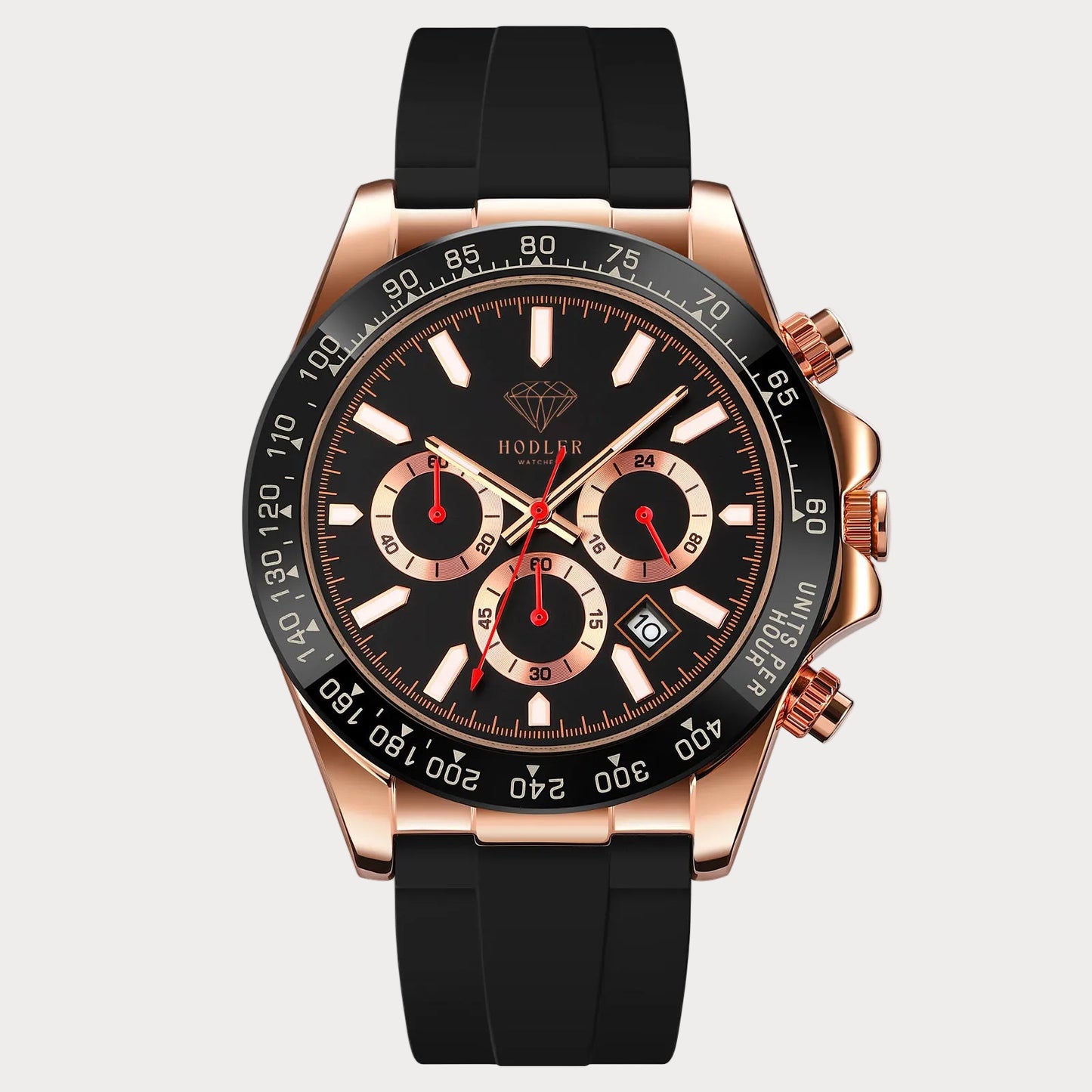 Hodler Vernier - Black & Rosegold