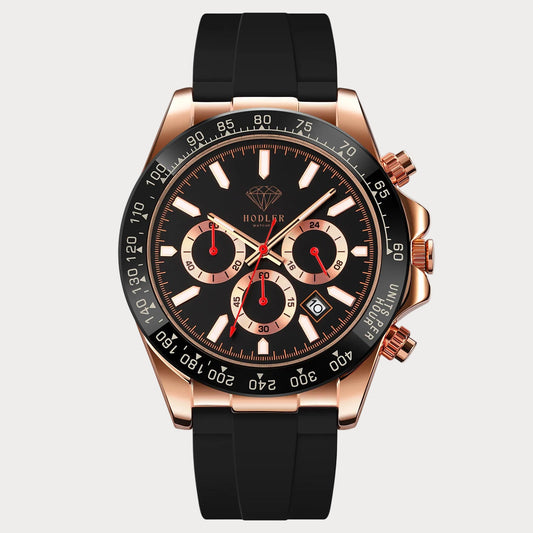 Hodler Vernier - Black & Rosegold